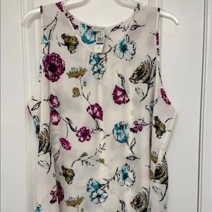 Floral dressy tank top